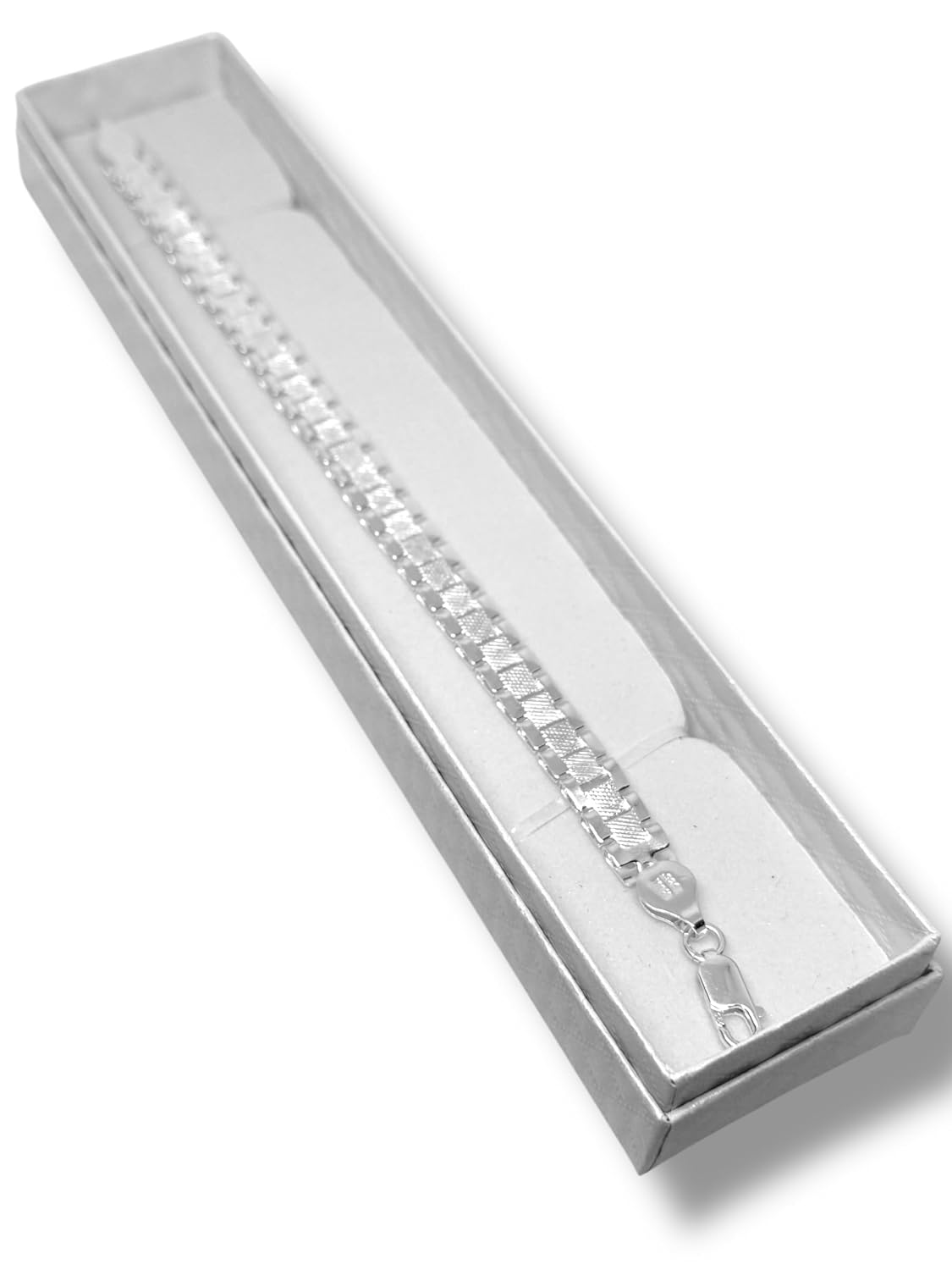 Pulsera O Pulso Tejido Tipo Reloj Plata 925 Garantizado 19cm - Angeles Joyas