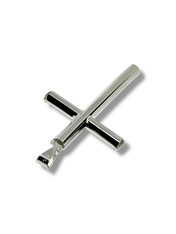 Dije De Cruz Con Zirconias En Plata 925 Garantizado T#g - Angeles Joyas