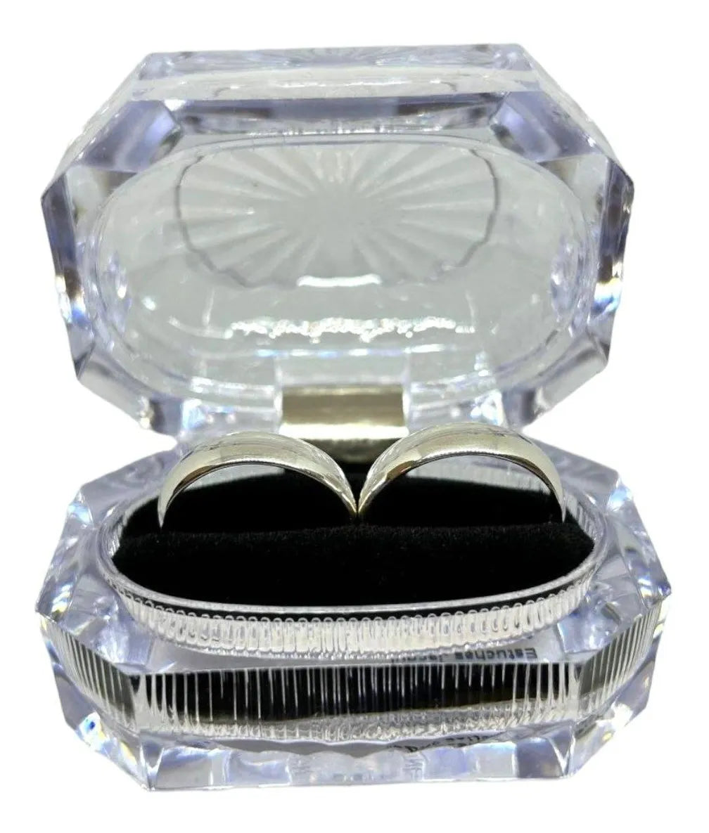 Par De Argollas De Matrimonio Plata 925 Garantizadas Gruesas