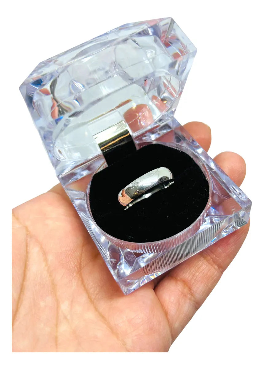 Anillo Argolla Lisa 6mm 1 Pieza En Plata 925 Garantizada